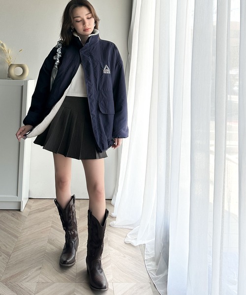 「Java」 ブルゾン MEDIUM ブラック レディース_画像4