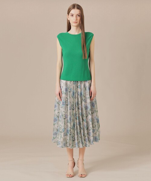 MACKINTOSH LONDON プリントフレアスカート未使用品 L】【WEB・一部店舗限定】レインドロッププリントスカート