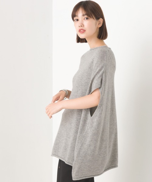 「OMNES」 ニットベスト FREE ブラック レディース_画像8