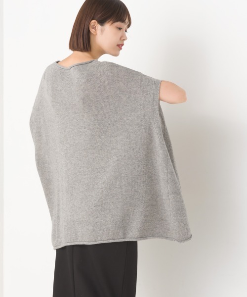 「OMNES」 ニットベスト FREE ブラック レディース_画像9