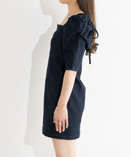 「Chico」 半袖ワンピース FREE ブラック レディース_画像8