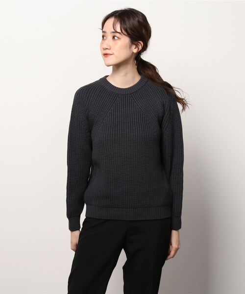 BATONER（バトナー） 長袖ニット 1 ダークグレー レディース