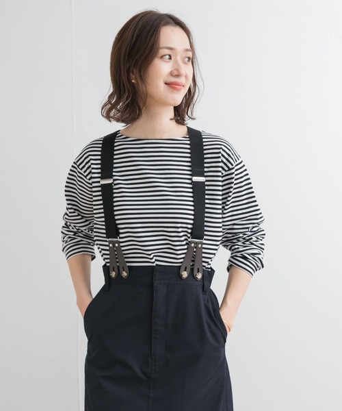 tシャツ 「WOMEN」ラウンドヘム ロングスリーブTシャツ レディース SHIPS any:〈吸水速乾〉ラウンドヘム ロングスリーブ ワイド TEE