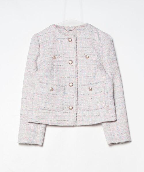 CELFORD ツイードジャケット 36サイズ CELFORD（セルフォード） ツイードジャケット 36 ピンク レディース