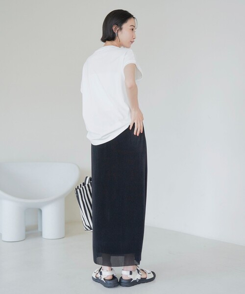 【Roen】巻きスカート【ロエン】 coen スカート シアープリーツナロースカート : ZOZOTOWN Yahoo