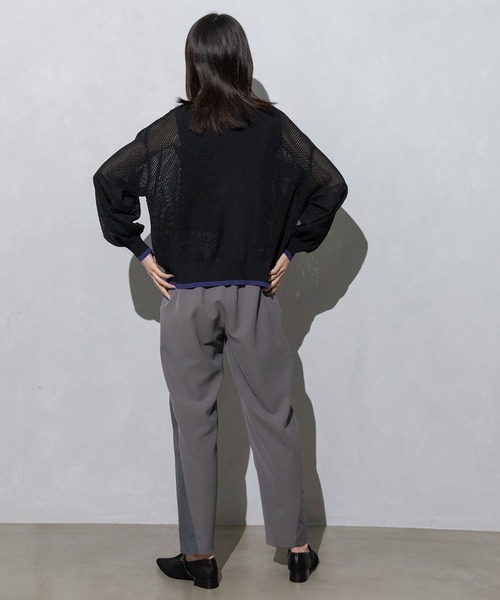 MARECHAL TERRE ブルゾン アウター ニットメッシュブルゾン