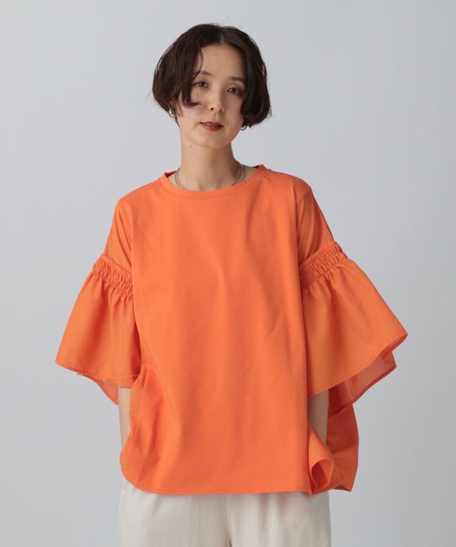 !!!さん専用 LEPSIM（レプシィム） tシャツ 異素材フリルチュニック 242848