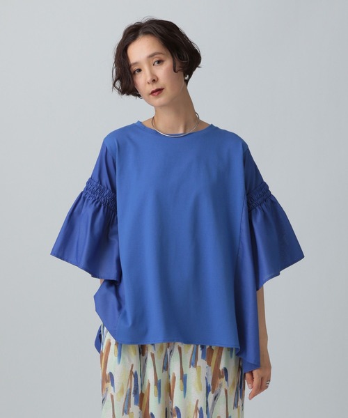 !!!さん専用 LEPSIM（レプシィム） tシャツ 異素材フリルチュニック 242848