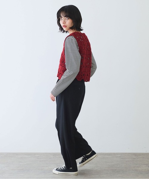 bulle de savon（ビュルデサボン） ベスト ジレ ネパールハンドニット