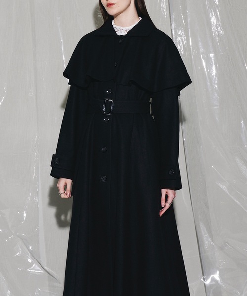 VIOLETTA（ヴィオレッタ） チェスターコート S ブラック レディース