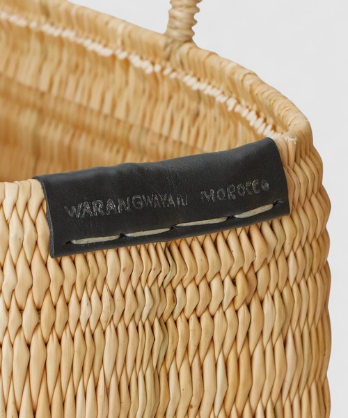 【WARANGWAYAN MOROCCO】かごバッグ warangwayan Morocco/ワランワヤンモロッコ】シンプルマルシェ