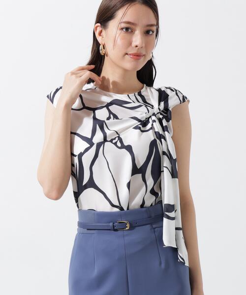 新品未使用ピンキーダイアンアートフラワープリントブラウス ◇アートフラワープリントブラウス（シャツ/ブラウス）｜PINKY&DIANNE