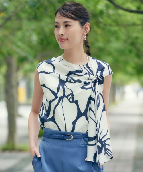 PINKY&DIANNE（ピンキー アンド ダイアン） ブラウス シャツ アート