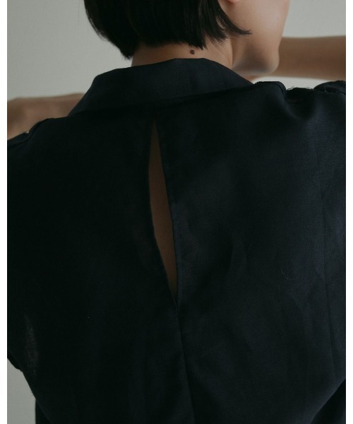 ブラウス シャツ anuke Opencollar Linen Shirts レディース anuke ブラウス シャツ Opencollar Linen Shirts レディース
