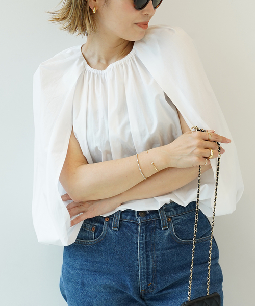 CELERI ブラウス シャツ 「CELERI/セルリ」Cocoon ブラウス レディース