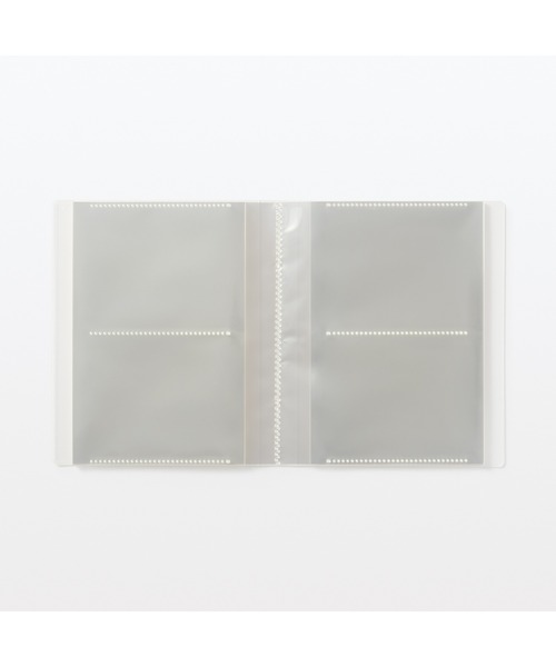 無印良品（MUJI） 文房具 ポリプロピレン高透明フィルムアルバム 2段