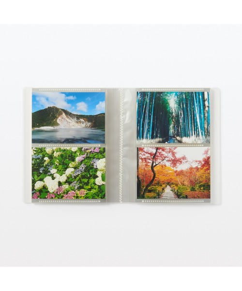 無印良品（MUJI） 文房具 ポリプロピレン高透明フィルムアルバム 2段