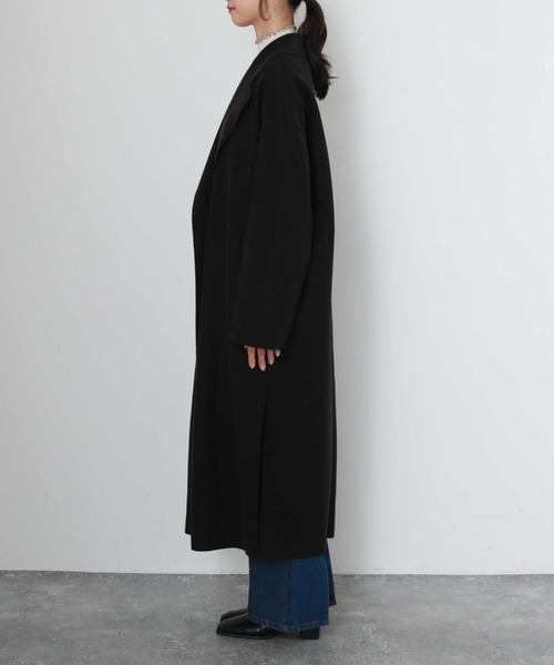 「archives」 チェスターコート MEDIUM グレイッシュベージュ レディース_画像3