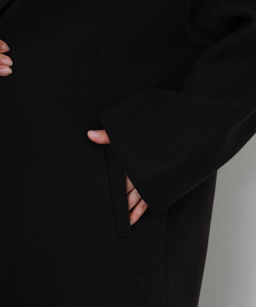 「archives」 チェスターコート MEDIUM グレイッシュベージュ レディース_画像5