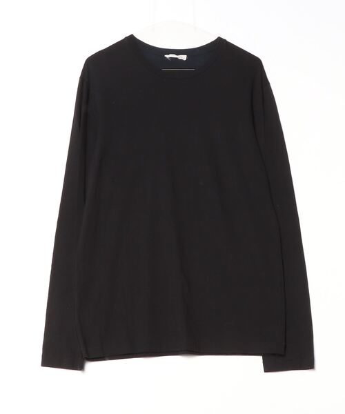 THE ROW ブラック 長袖 Tシャツ THE ROW 「THE ROW」 長袖Tシャツ M ブラック メンズ : ZOZOTOWN