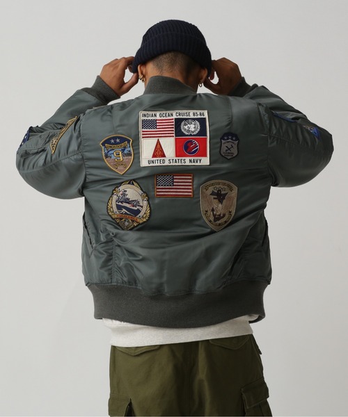 AVIREX VINTAGE LINE TOP GUN ロイヤルブルー　XL AVIREX ma1 ma-1 「VINTAGE LINE」MA-1 ”TOP GUN CUSTOM”/ MA-1