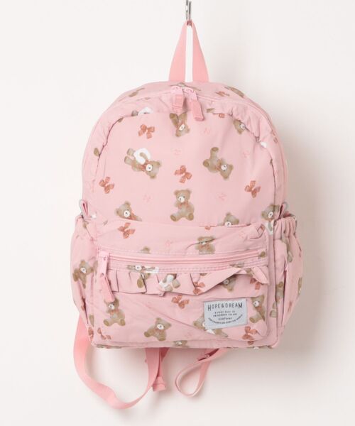 Kids Foret（キッズフォーレ） リュック くま・働く車総柄リュック
