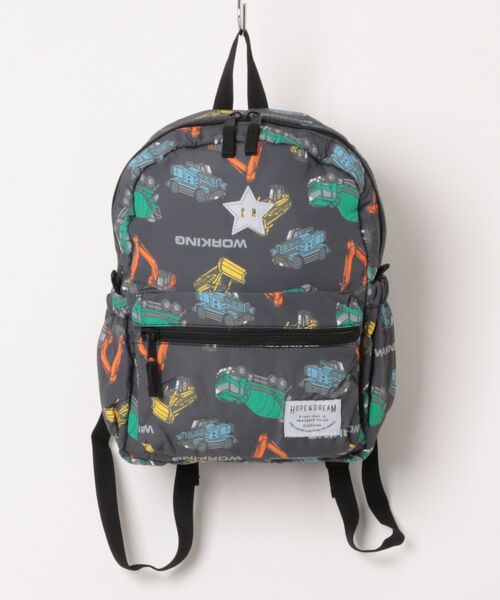 Kids Foret（キッズフォーレ） リュック くま・働く車総柄リュック