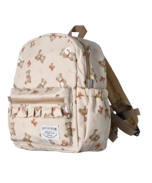 Kids Foret（キッズフォーレ） リュック くま・働く車総柄リュック