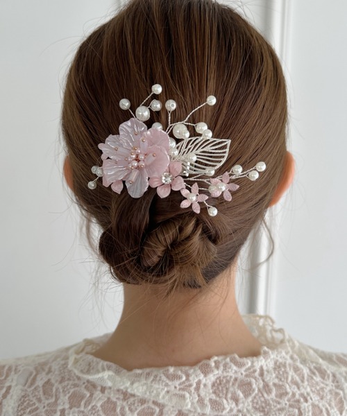 sowang ヘアクリップ フラワーブーケヘアクリップ : ZOZOTOWN Yahoo!店