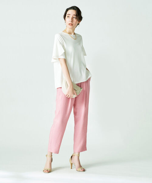 「NOLLEY'S Sophi」 半袖カットソー 38 ホワイト レディース