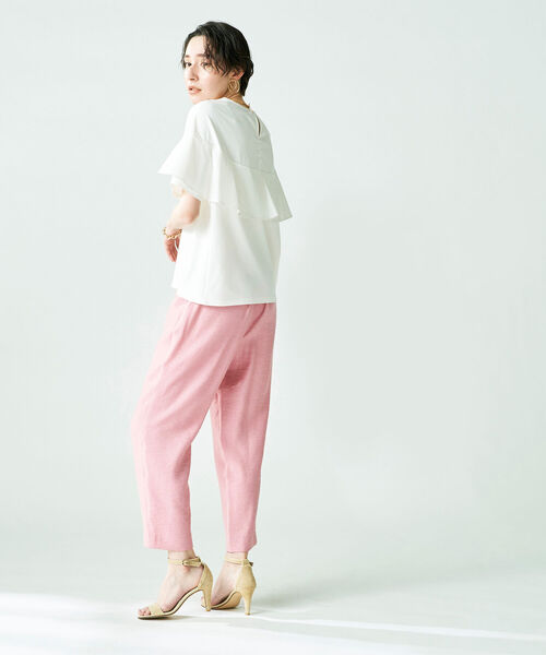 「NOLLEY'S Sophi」 半袖カットソー 38 ホワイト レディース