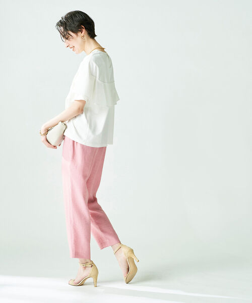 「NOLLEY'S Sophi」 半袖カットソー 38 ホワイト レディース