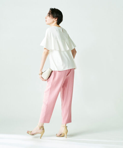 「NOLLEY'S Sophi」 半袖カットソー 38 ホワイト レディース