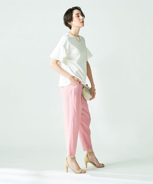「NOLLEY'S Sophi」 半袖カットソー 38 ホワイト レディース