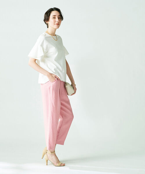 「NOLLEY'S Sophi」 半袖カットソー 38 ホワイト レディース