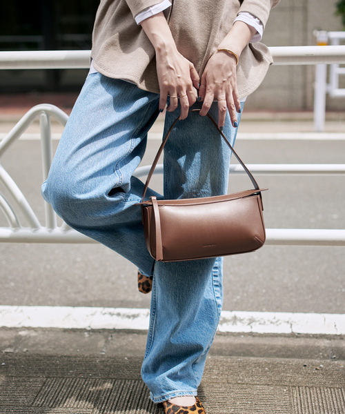 Hashibami（ハシバミ） ハンドバッグ フェズワンハンドル横長