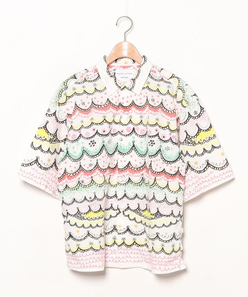 「TSUMORI CHISATO」 半袖シャツ「Niko and...コラボ」 MEDIUM ホワイト レディース