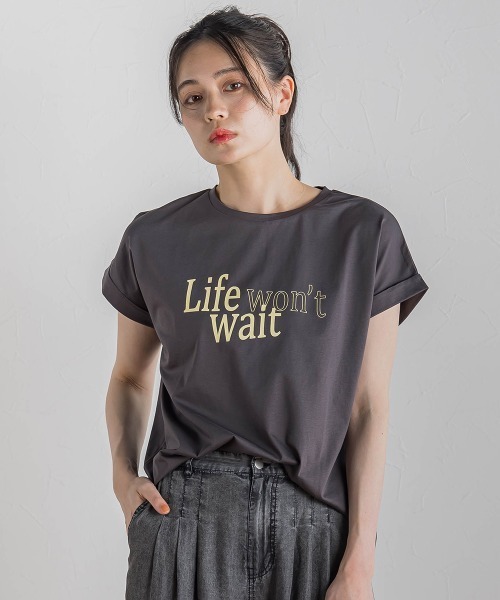 tシャツ ドライタッチコットンNEWロゴTシャツ「洗濯機で洗える」 レディース