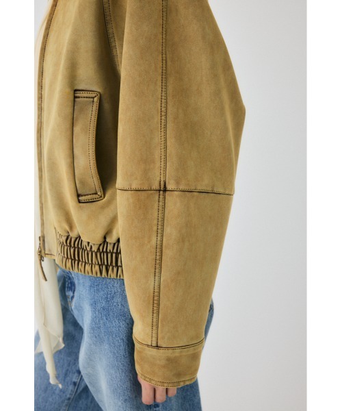 MOUSSY（マウジー） ブルゾン アウター 「25年AW新作」F/SUEDE GATHER