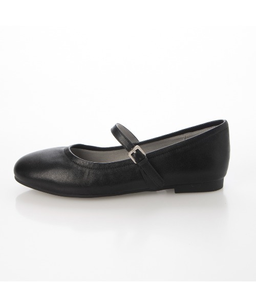 [ing] Flat туфли-лодочки 22.5cm свет черный женский 