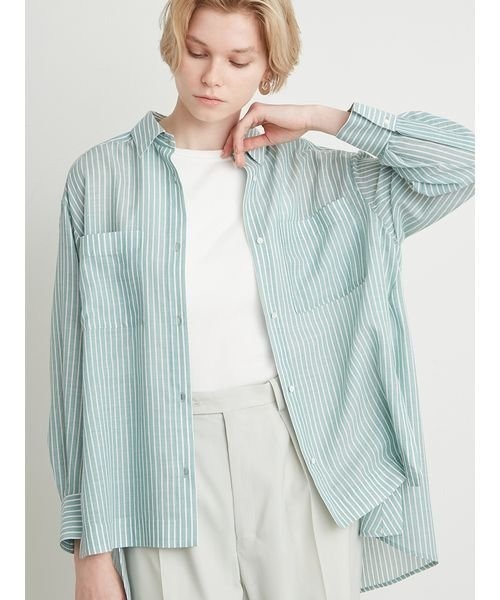 styling/ 「styling/」 長袖シャツ FREE サックスブルー レディース