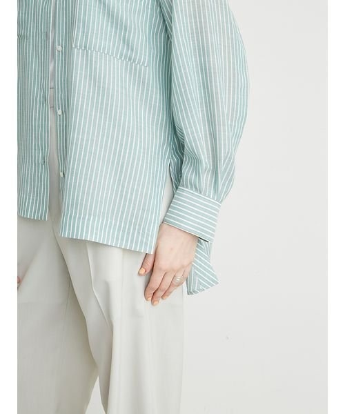 styling/ 「styling/」 長袖シャツ FREE サックスブルー レディース