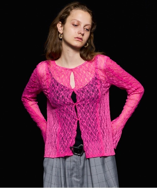 MAISON SPECIAL（メゾンスペシャル） tシャツ Lace Tops/レース