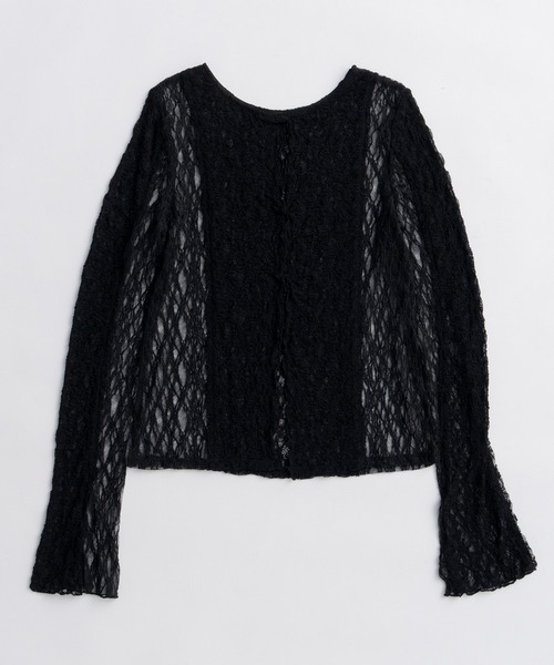 【完売品】新品 MAISON SPECIAL レースルーズトップス MAISON SPECIAL（メゾンスペシャル） tシャツ Lace Loose Tops/レース