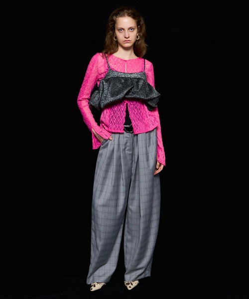 MAISON SPECIAL（メゾンスペシャル） tシャツ Lace Tops/レース