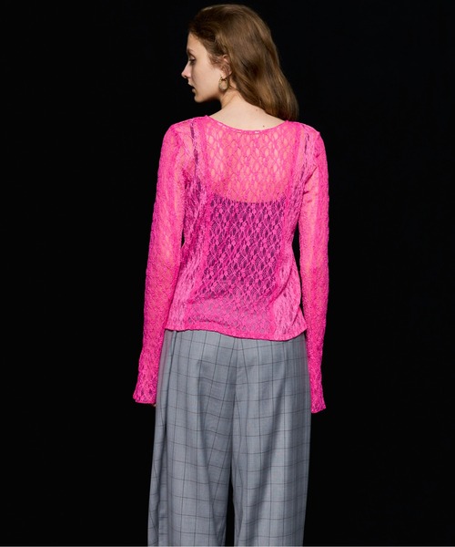 MAISON SPECIAL（メゾンスペシャル） tシャツ Lace Tops/レース