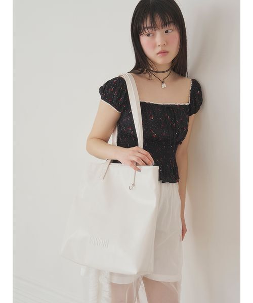 FURFUR（ファーファー） トートバッグ エンボスロゴトートバッグL 