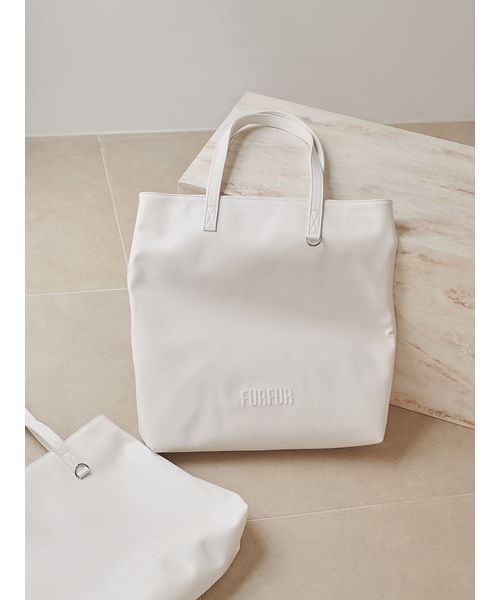 FURFUR（ファーファー） トートバッグ エンボスロゴトートバッグL