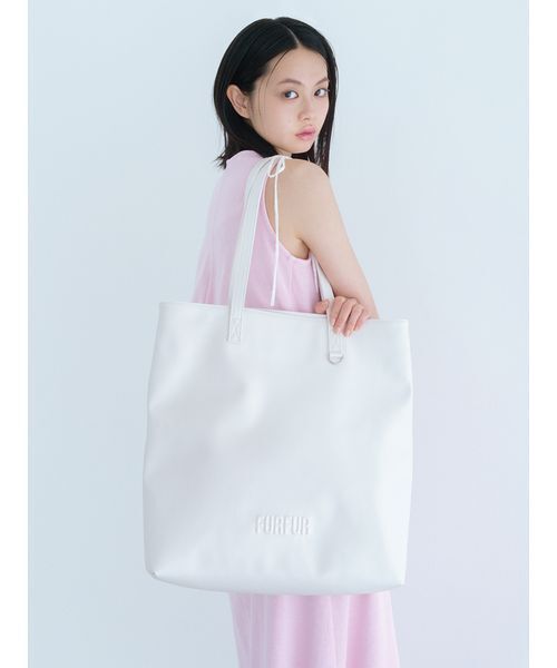 FURFUR（ファーファー） トートバッグ エンボスロゴトートバッグL