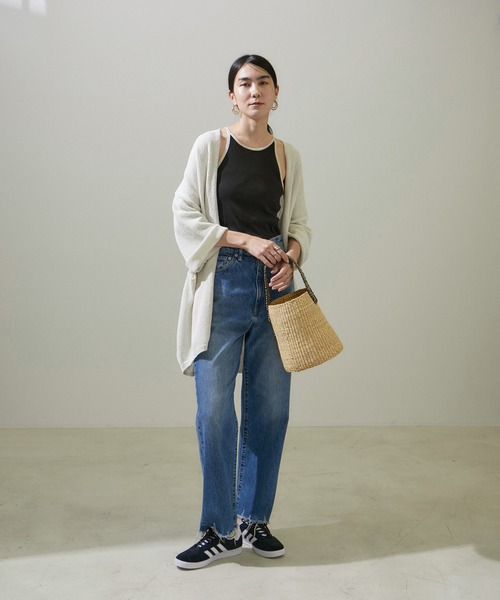 「SALON adam et rope'」 かごバッグ FREE ベージュ レディース_画像9